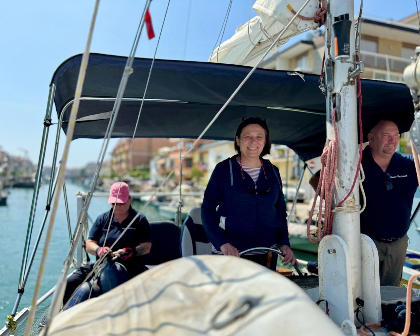 Skippertraining Segelboot