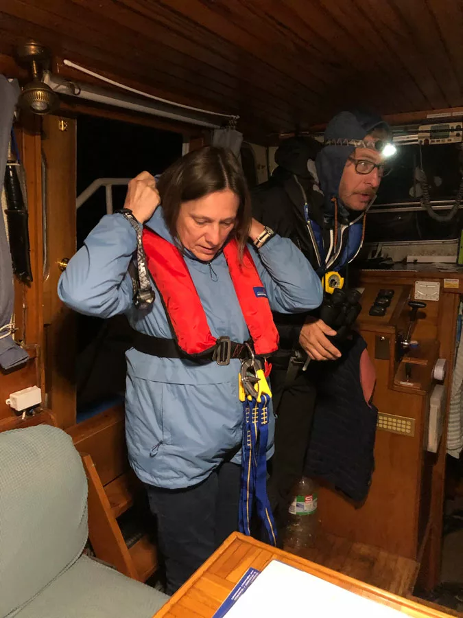 Skippertraining Segelboot